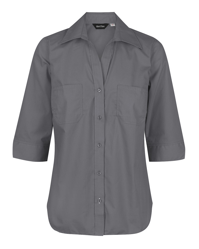 Women's Harley 3/4 Sleeve Shirt Gun Metal