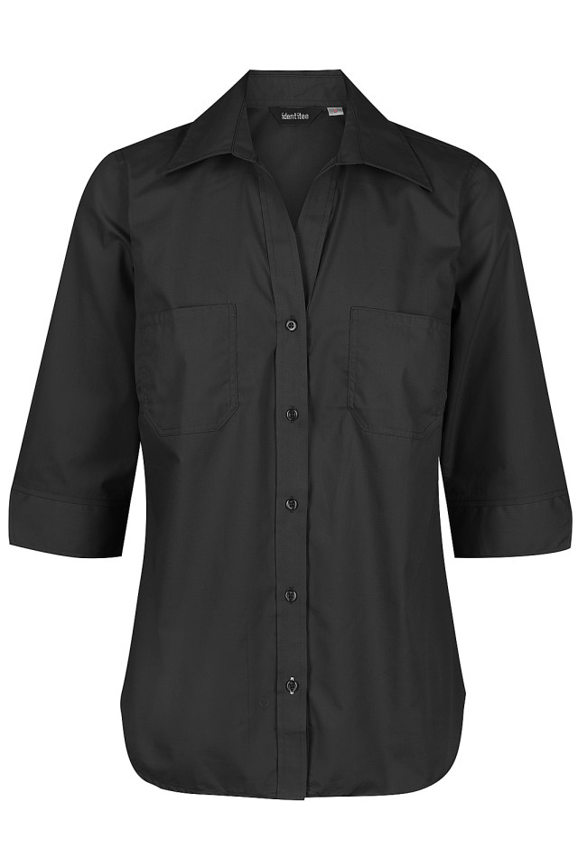 Women's Harley 3/4 Sleeve Shirt Black