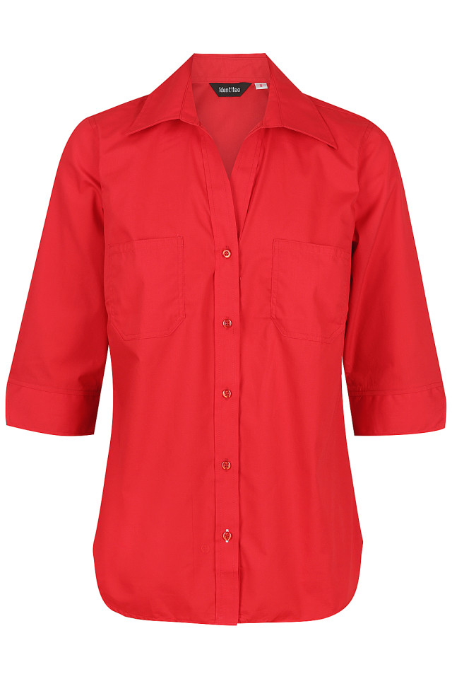 Women's Harley 3/4 Sleeve Shirt Red
