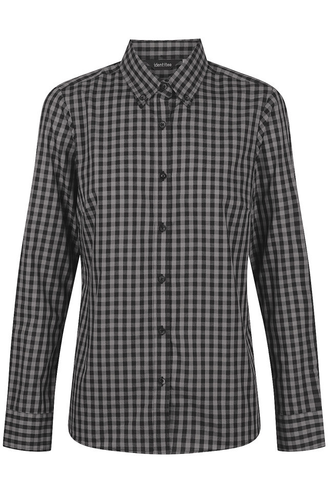 Women’s Barrett Long Sleeve Shirt Charcoal/Black