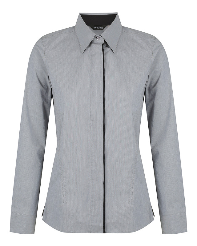 Women’s Stella Long Sleeve Shirt Black/White