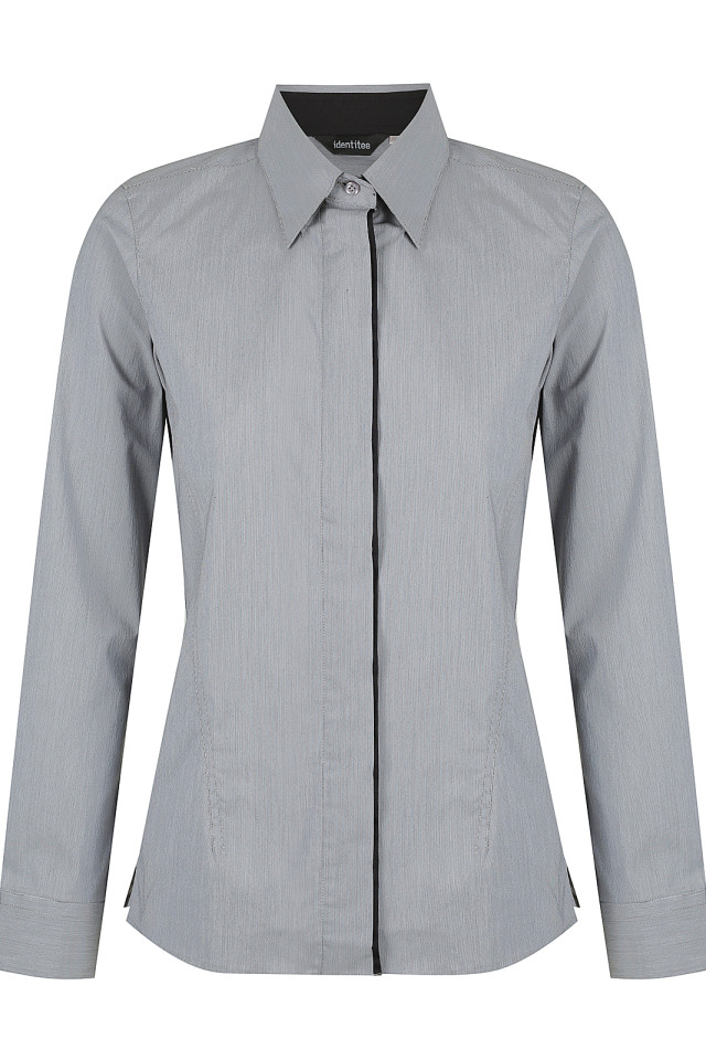 Women’s Stella Long Sleeve Shirt Black/White