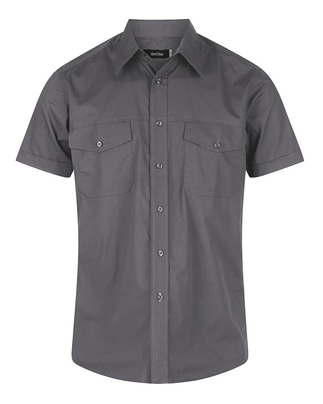 Men’s Harley Short Sleeve Shirt Gun Metal