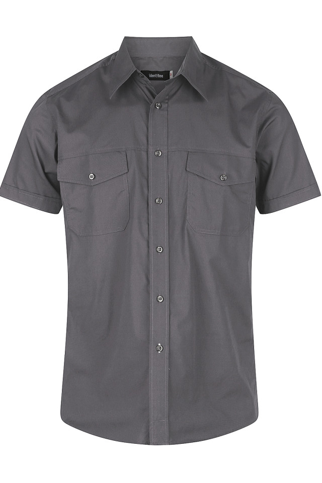 Men’s Harley Short Sleeve Shirt Gun Metal