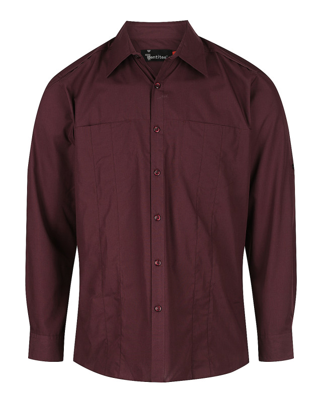 Men’s Murray Long Sleeve Shirt Wine