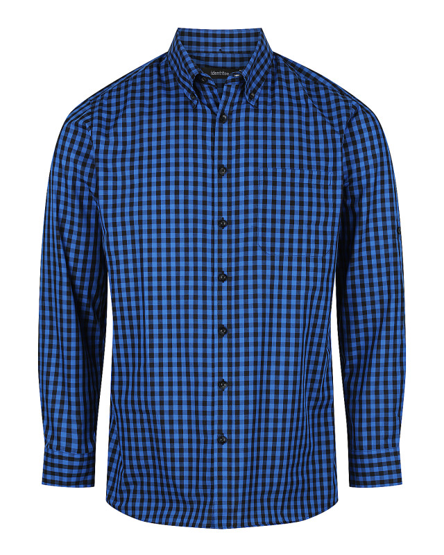 Men’s Barrett Long Sleeve Shirt Royal/Black