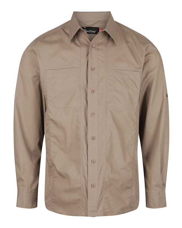 Men’s Aston Long Sleeve Shirt Mocha