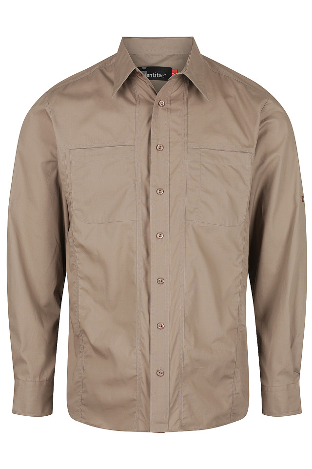 Men’s Aston Long Sleeve Shirt Mocha