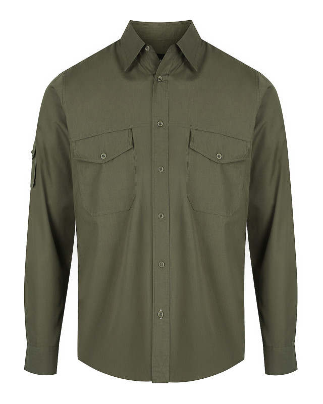 Men’s Harley Long Sleeve Shirt Military Green