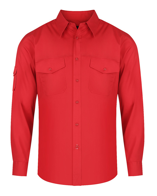 Men’s Harley Long Sleeve Shirt Red