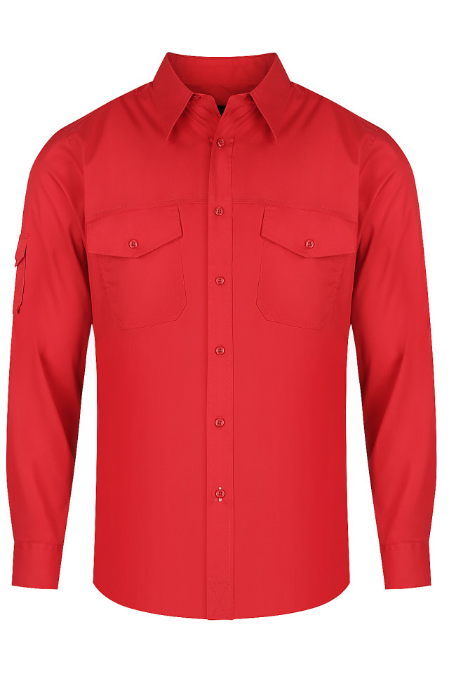 Men’s Harley Long Sleeve Shirt Red