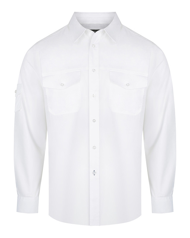 Men’s Harley Long Sleeve Shirt White