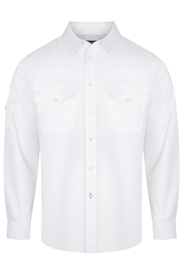 Men’s Harley Long Sleeve Shirt White
