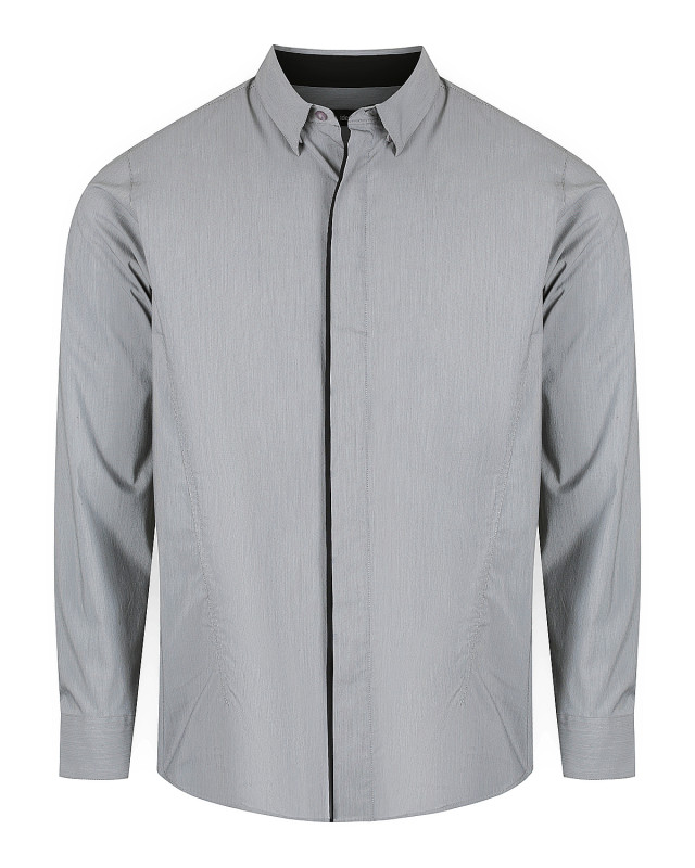 Men’s Stella Long Sleeve Shirt Black/White