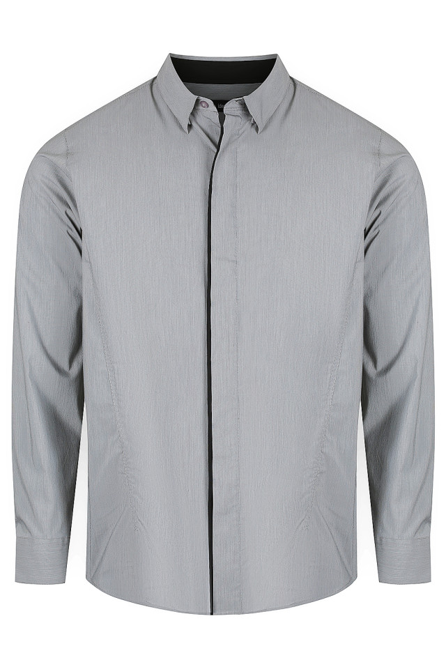 Men’s Stella Long Sleeve Shirt Black/White