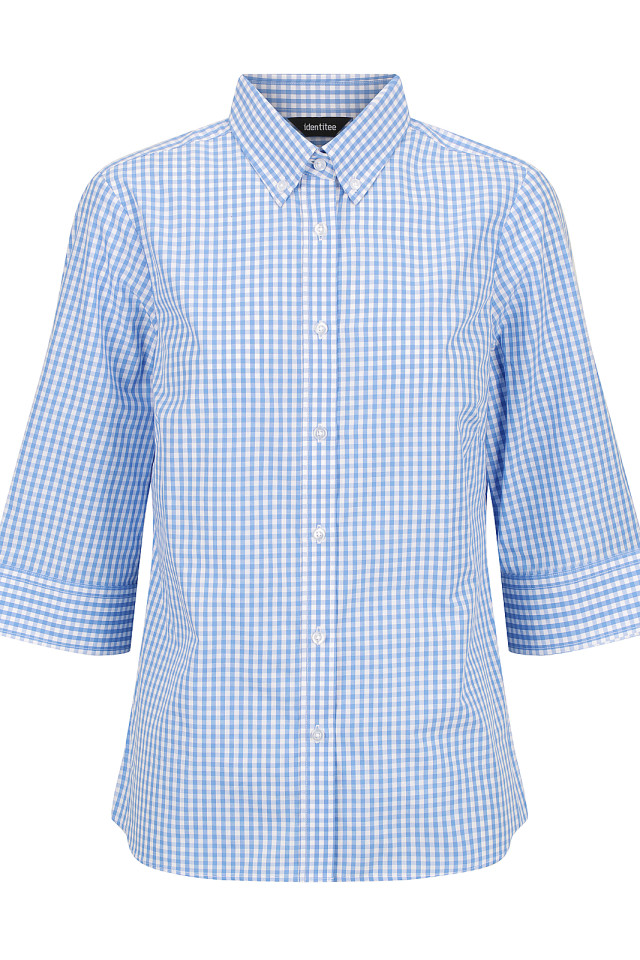 Women’s Miller 3/4 Sleeve Shirt Sky/White