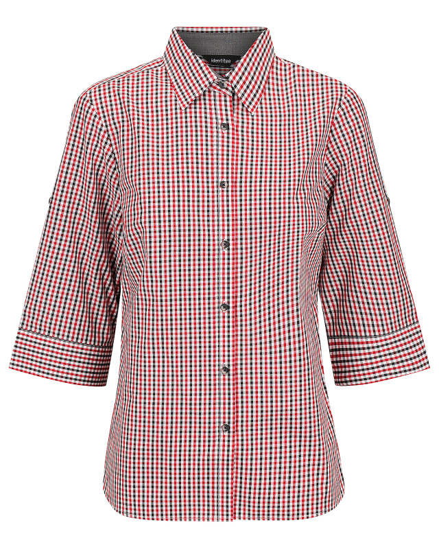Women’s Hudson 3/4 Sleeve Shirt Red/Black/White