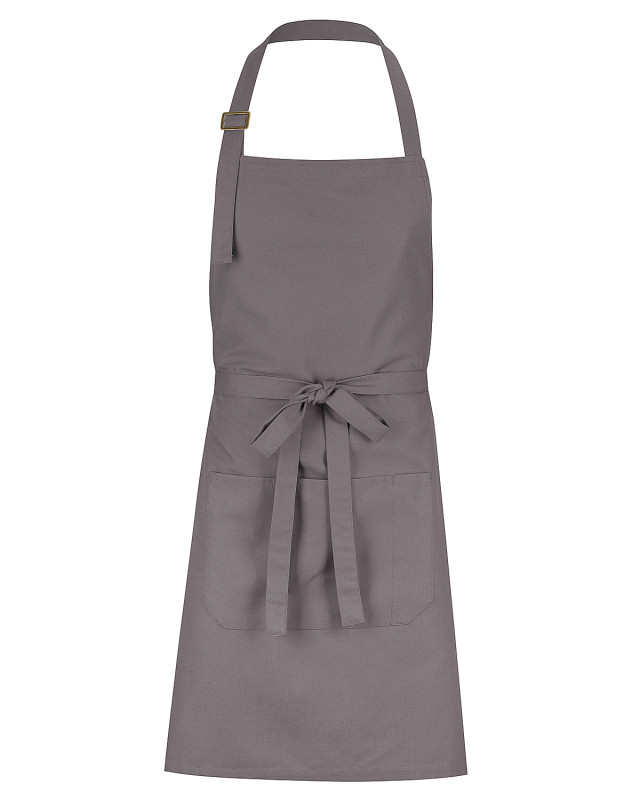 Unisex Alfie Bib Apron Grey