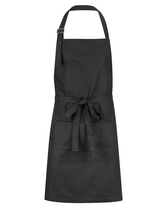 Unisex Alfie Bib Apron Black