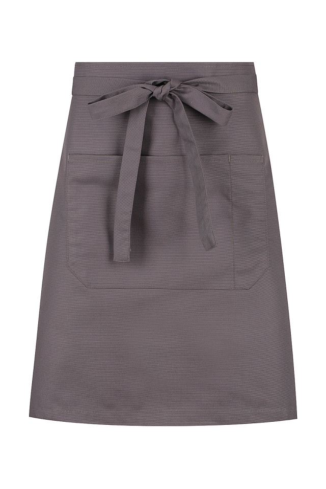 Unisex Capri Waist Apron Grey