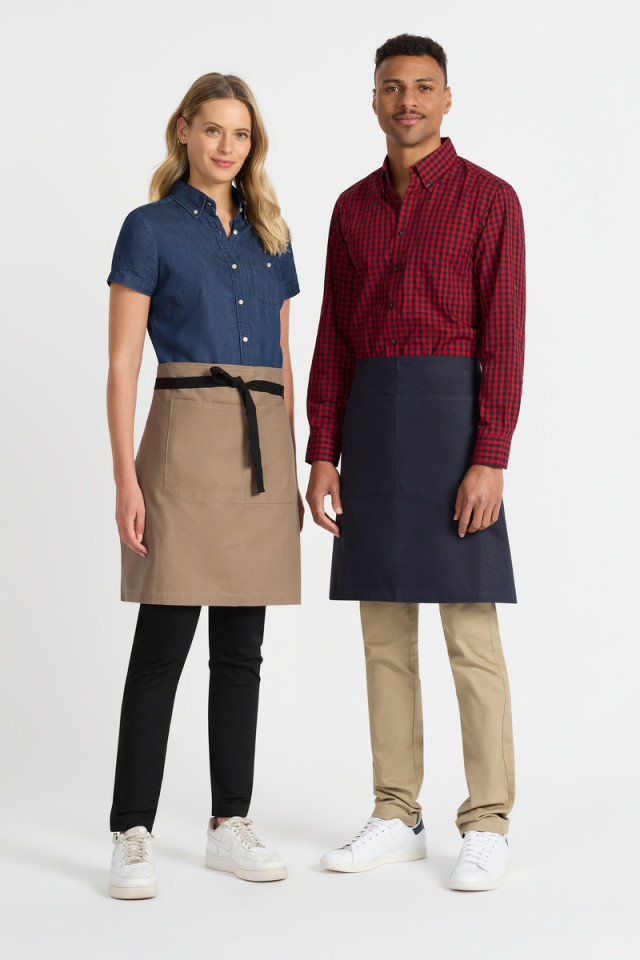Unisex Jimmy Waist Apron Walnut - Image 3