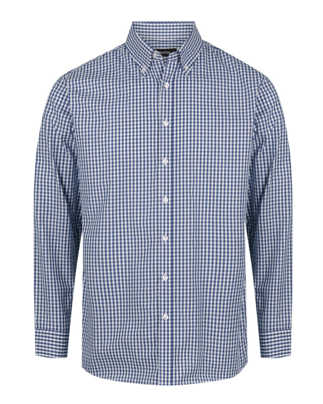 Men’s Miller Long Sleeve Shirt Navy/White