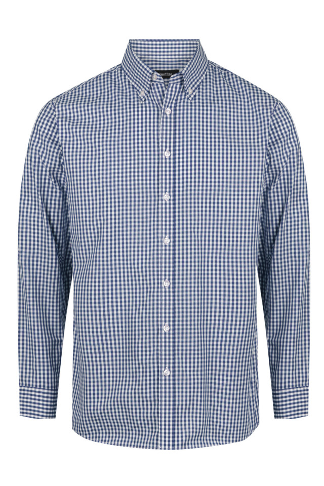 Men’s Miller Long Sleeve Shirt Navy/White