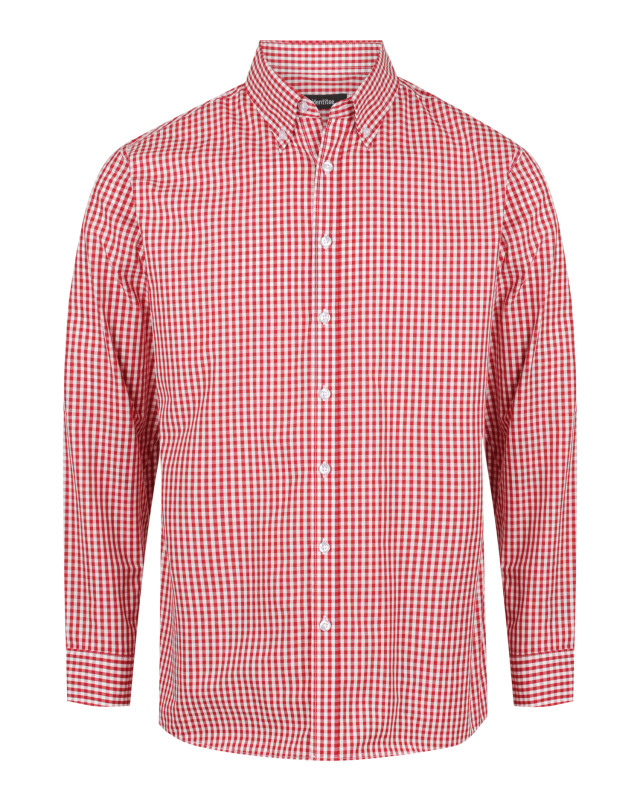 Men’s Miller Long Sleeve Shirt Red/White