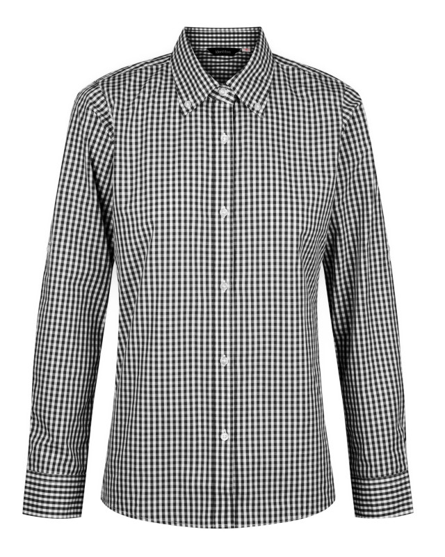 Women’s Miller Long Sleeve Shirt Black/White