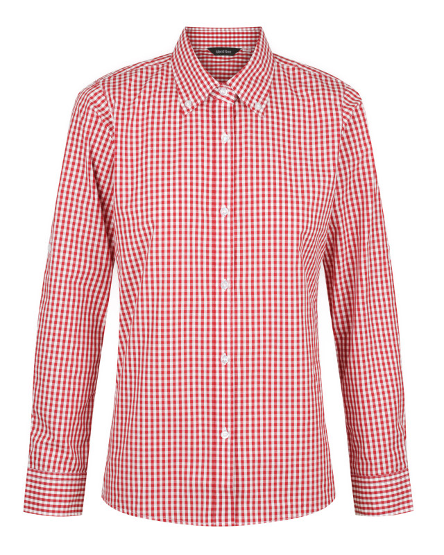 Women’s Miller Long Sleeve Shirt Red/White