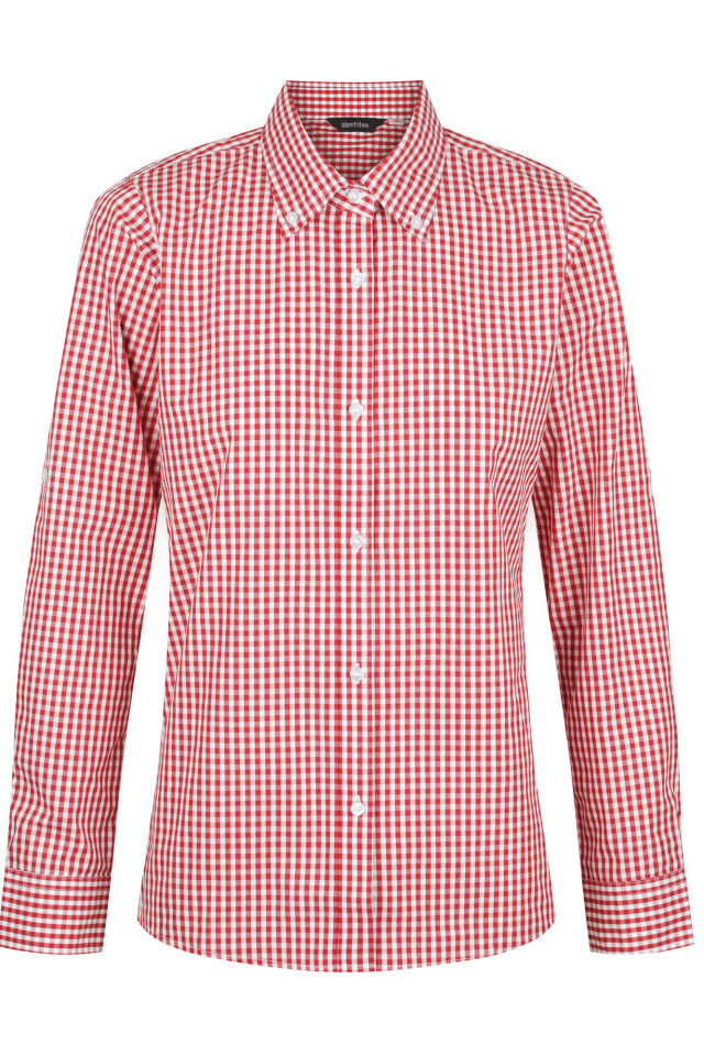 Women’s Miller Long Sleeve Shirt Red/White