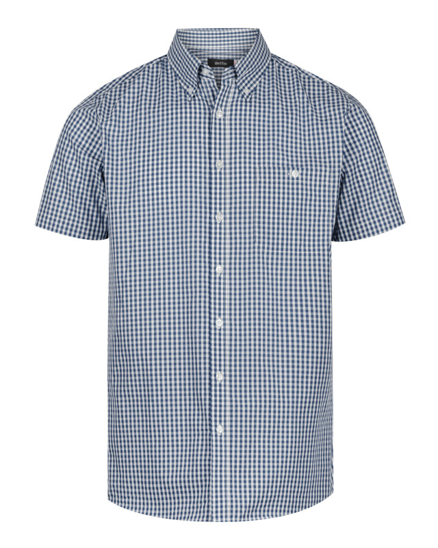 Men’s Miller Short Sleeve Shirt Navy/White