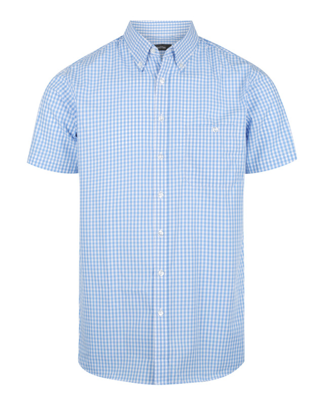 Men’s Miller Short Sleeve Shirt Sky/White