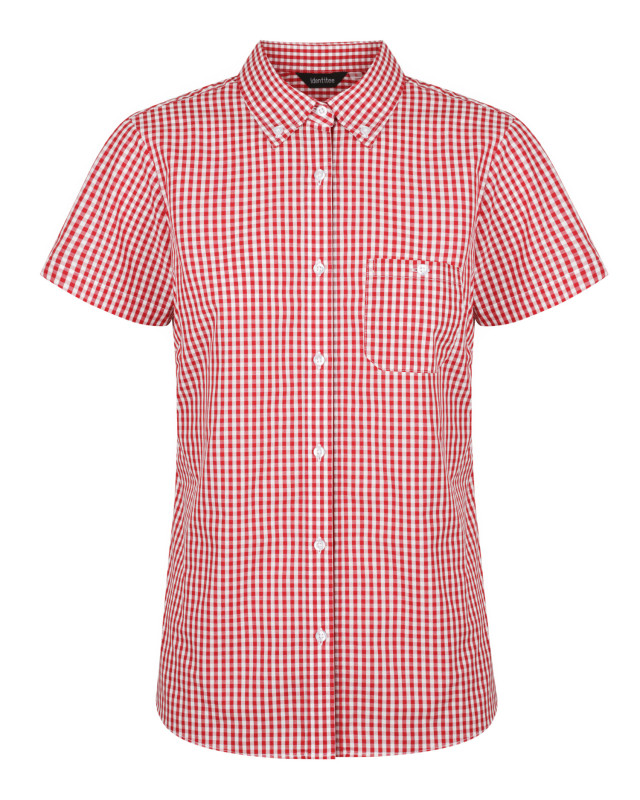 Women’s Miller Short Sleeve Shirt Red/White
