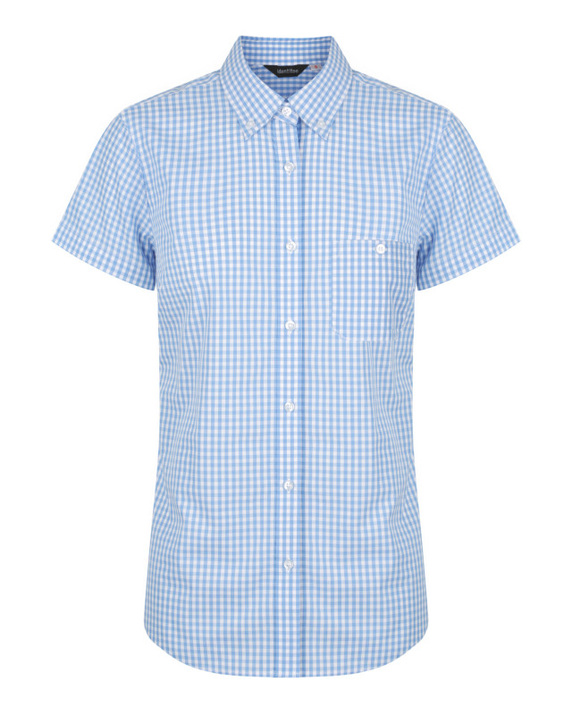 Women’s Miller Short Sleeve Shirt Sky/White