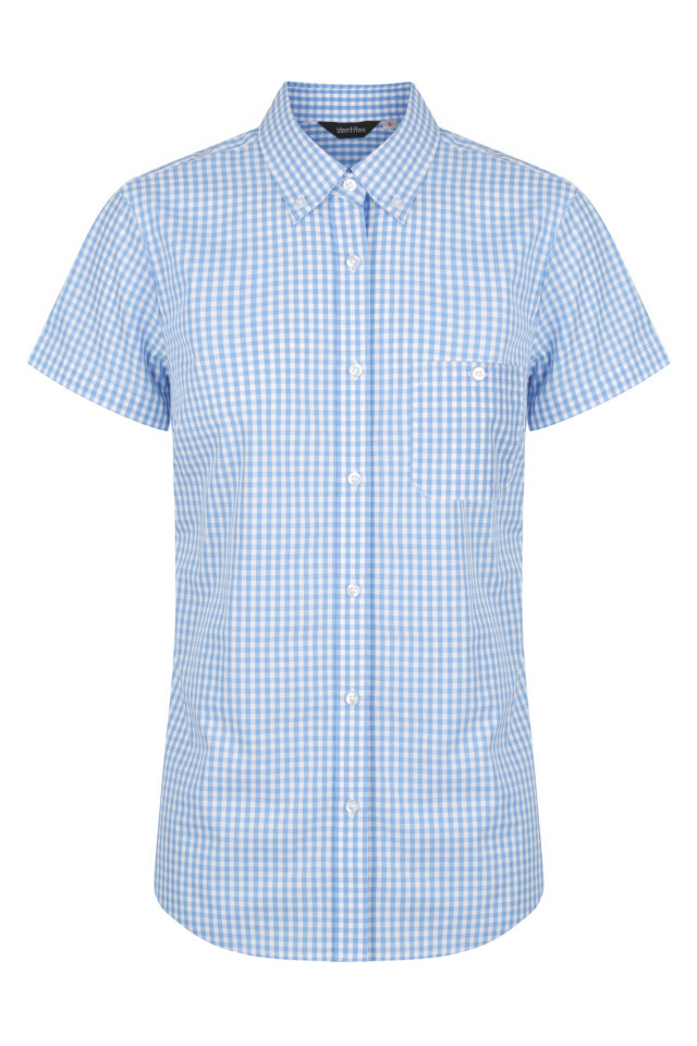 Women’s Miller Short Sleeve Shirt Sky/White