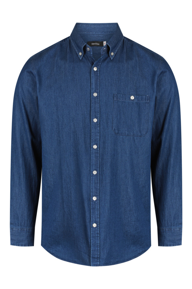 Men’s Dylan Long Sleeve Shirt Indigo Blue