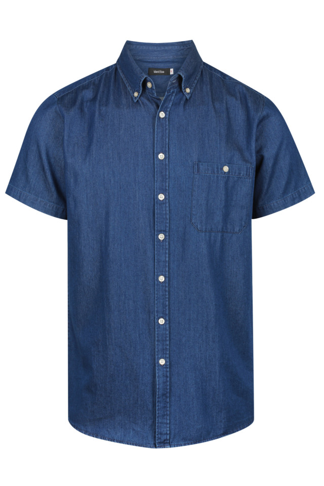 Men’s Dylan Short Sleeve Shirt Indigo Blue
