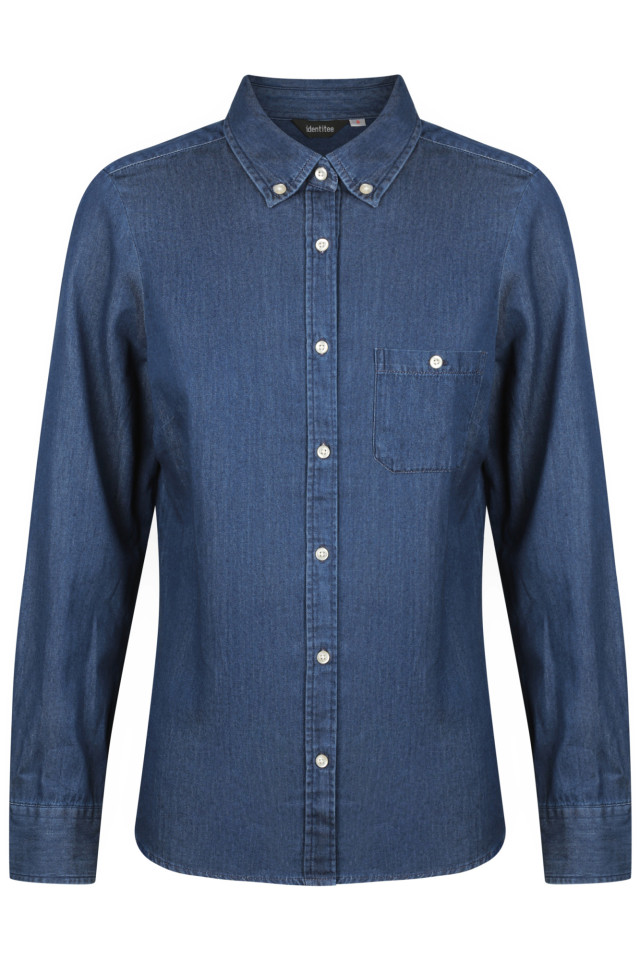 Women's Dylan Long Sleeve Shirt Indigo Blue