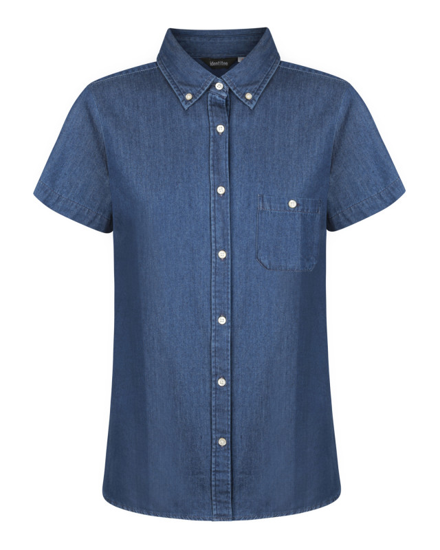 Women's Dylan Short Sleeve Shirt Indigo Blue