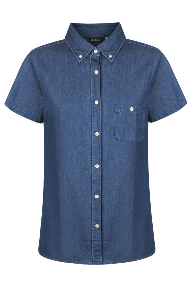 Women's Dylan Short Sleeve Shirt Indigo Blue