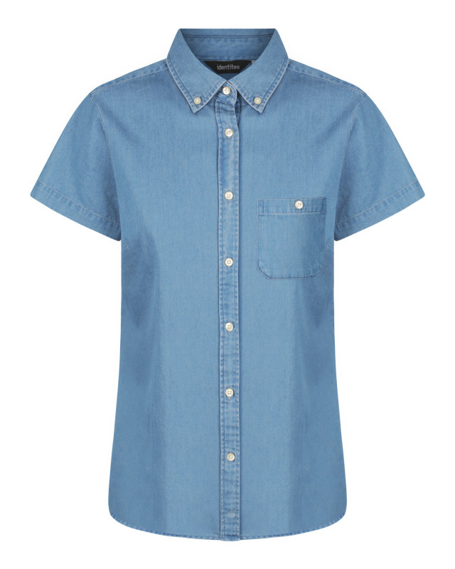 Women's Dylan Short Sleeve Shirt Vintage Blue