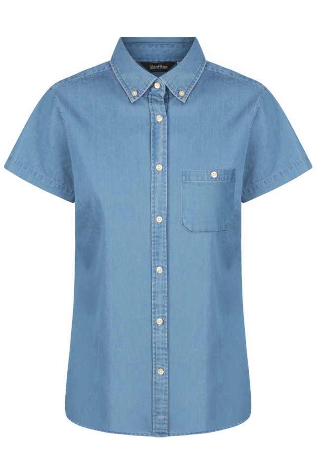 Women's Dylan Short Sleeve Shirt Vintage Blue