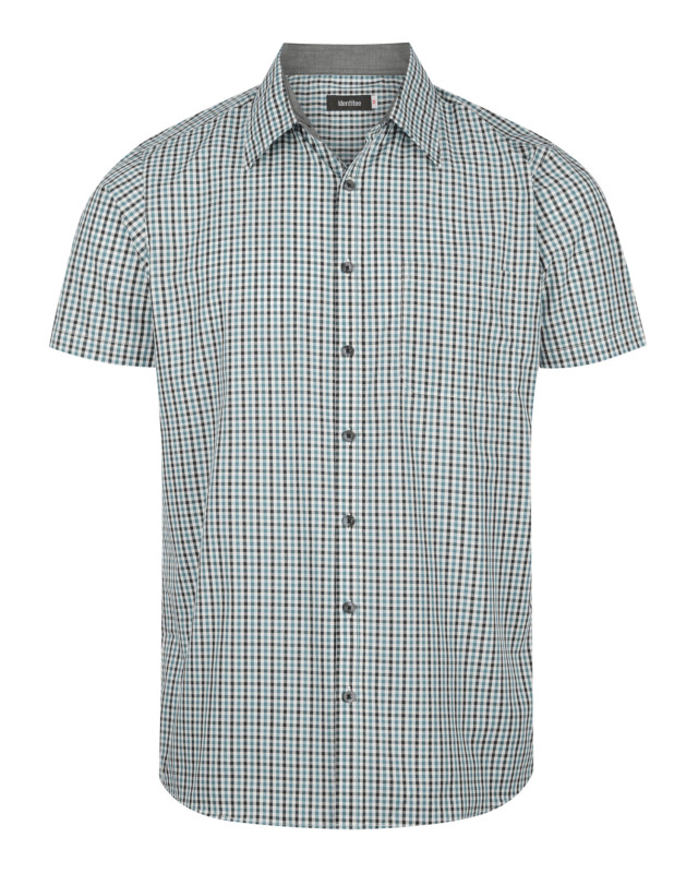 Men’s Hudson Short Sleeve Shirt Green/Black/White