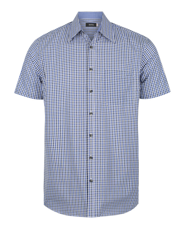 Men’s Hudson Short Sleeve Shirt Navy/Black/White