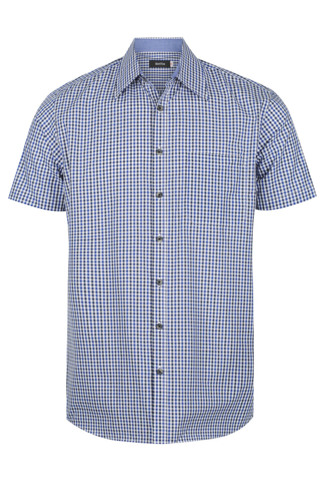 Men’s Hudson Short Sleeve Shirt Navy/Black/White