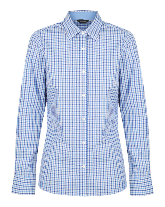 Women’s Hudson Long Sleeve Shirt Navy/Sky/White