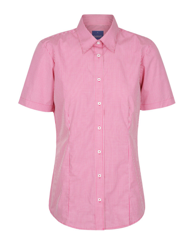 Women’s Westgarth Gingham Short Sleeve Shirt Crimson