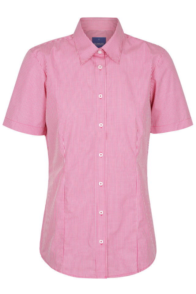 Women’s Westgarth Gingham Short Sleeve Shirt Crimson