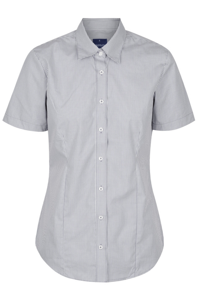 Women’s Westgarth Gingham Short Sleeve Shirt Grey